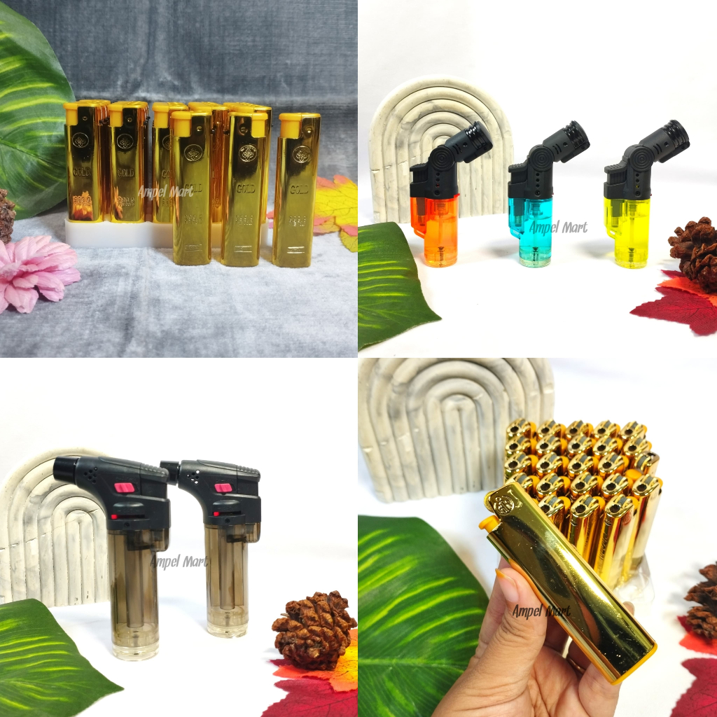 Jual KOREK API BARA 018 GOLD EMAS KOREK API ALAT MENYALAKAN API UNGGUN ...