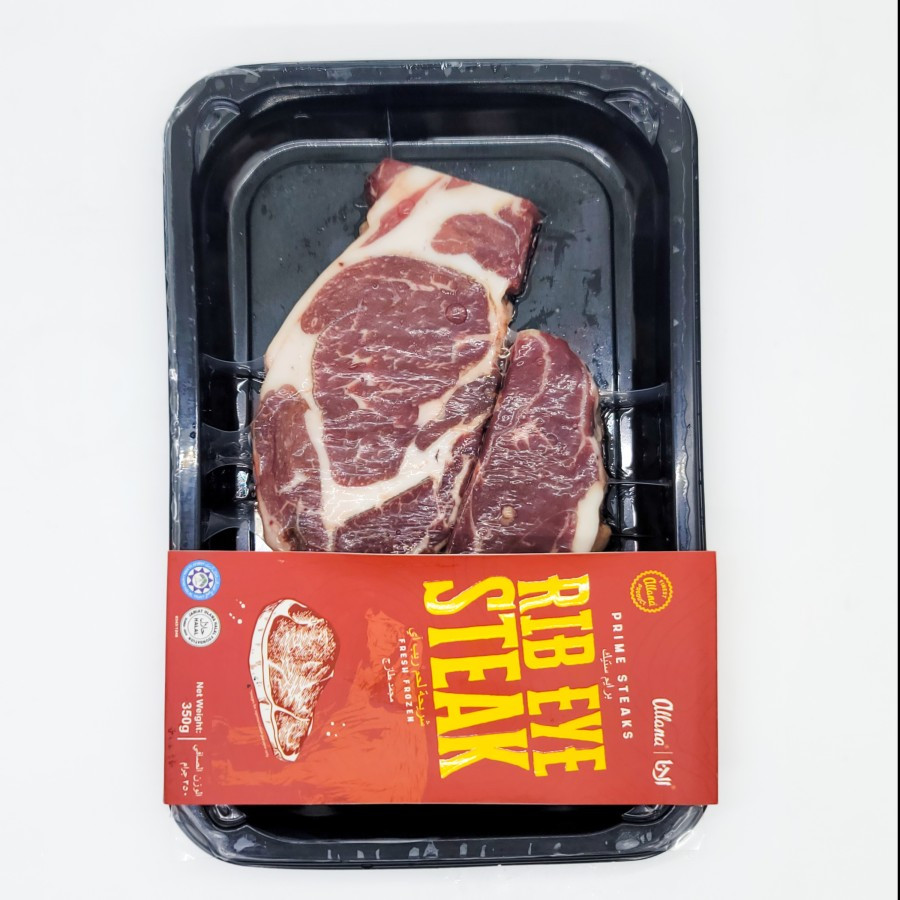 Jual Rib Eye Steak Allana / Steak Barbeque Kemasan 350grm | Shopee ...