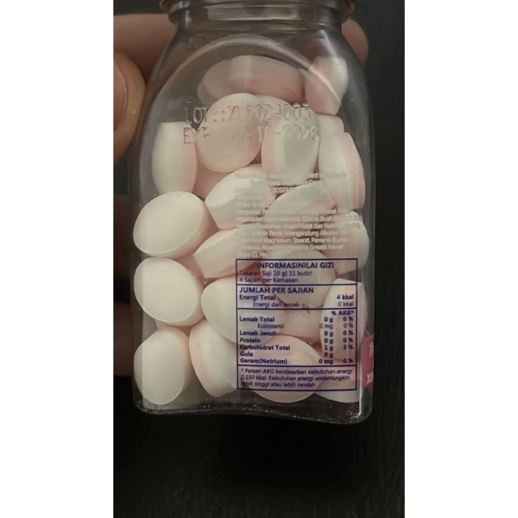 Jual Permen Xinle Peach / permen mint rasa peach / healthy candy 38g ...