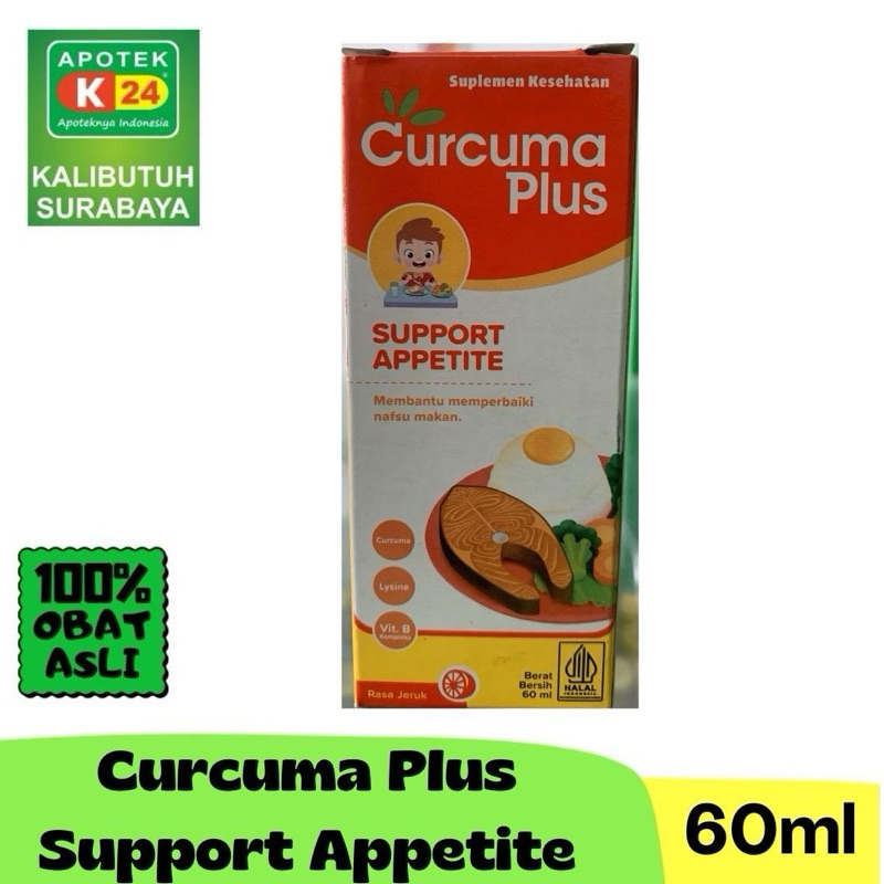 Jual Curcuma Plus Support Appetite 60ml | Shopee Indonesia