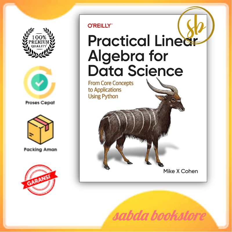 Jual hard cover practical linear algebra for data science from