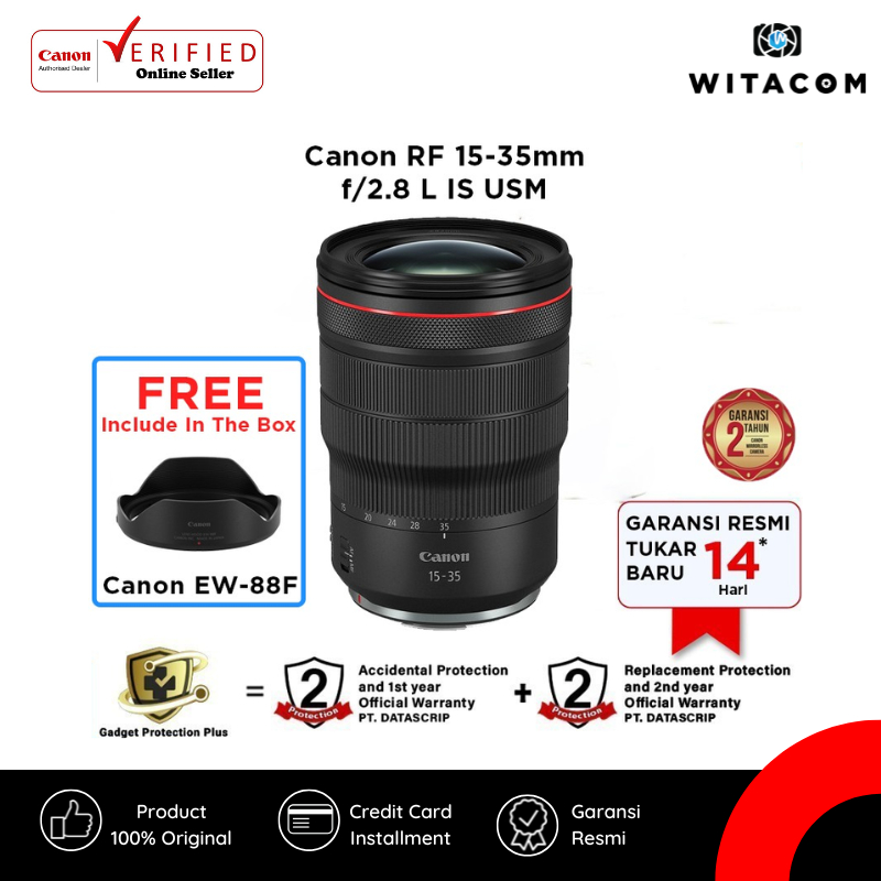 Jual Canon Lensa RF 15-35mm f/2.8L IS USM - Garansi Resmi | Shopee ...