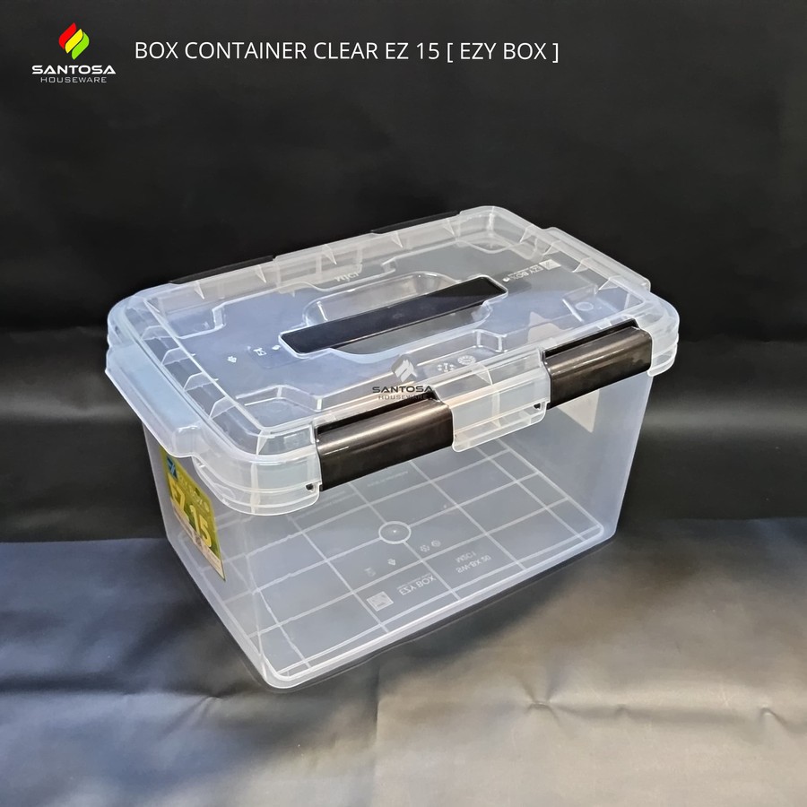 Jual Box Container CB 15 Liter EZY Bening Transparan Handy | Shopee ...