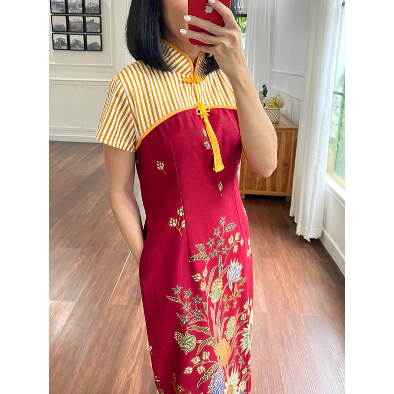 Jual Batik Queen | Hiee Dress Qipao Cheongsam | Shopee Indonesia