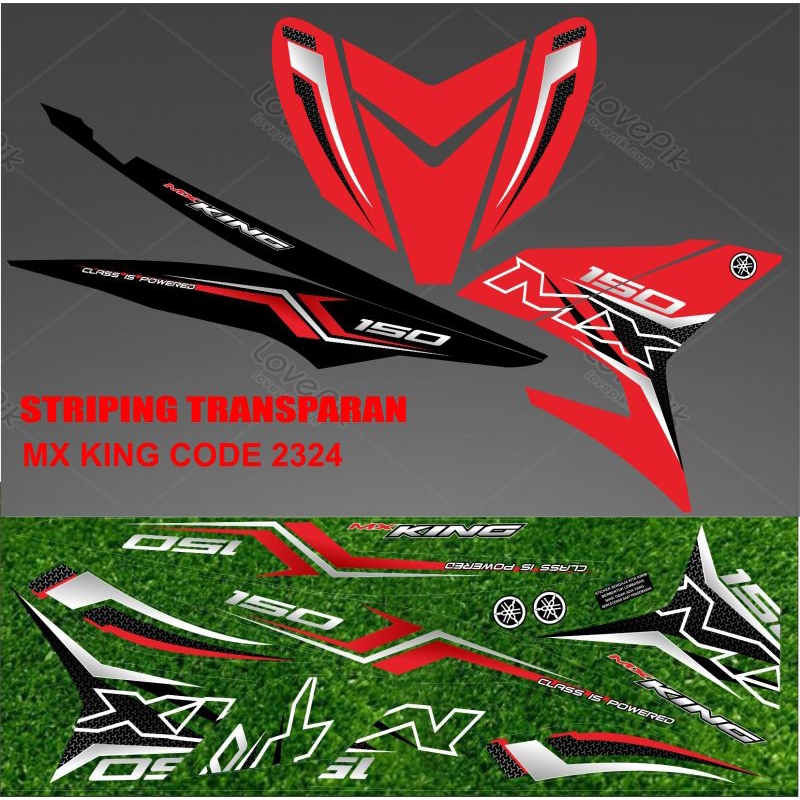 Jual sticker striping MX KING 150 transparan | Shopee Indonesia