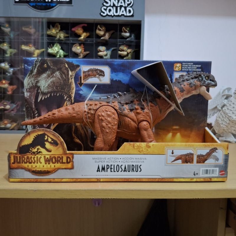 NEUF - Figurine animée JURASSIC WORLD DOMINION : AMPELOSAURUS / Mattel - Jeux & Jouets