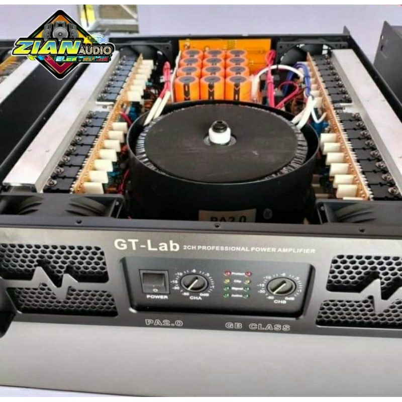 Jual POWER AMPLIFIER RDW GT LAB PA 2.0 / 2 CHANNEL original 2x2000watt ...