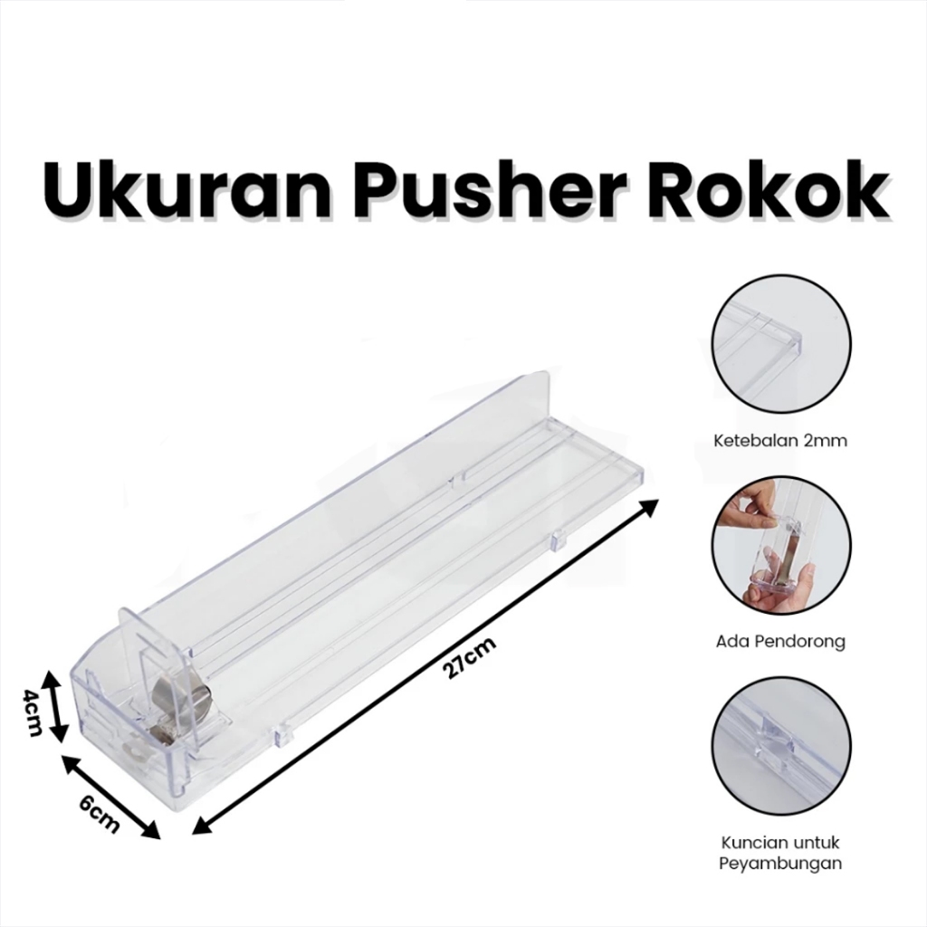 Jual PUSHER ROKOK Alat Pendorong Rokok Otomatis Pendorong Rak Rokok ...