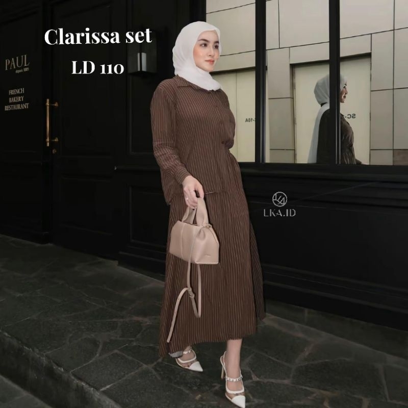 Jual Clarissa Size STANDARD One Set Rok dan Celana Kulot Wanita Semi ...