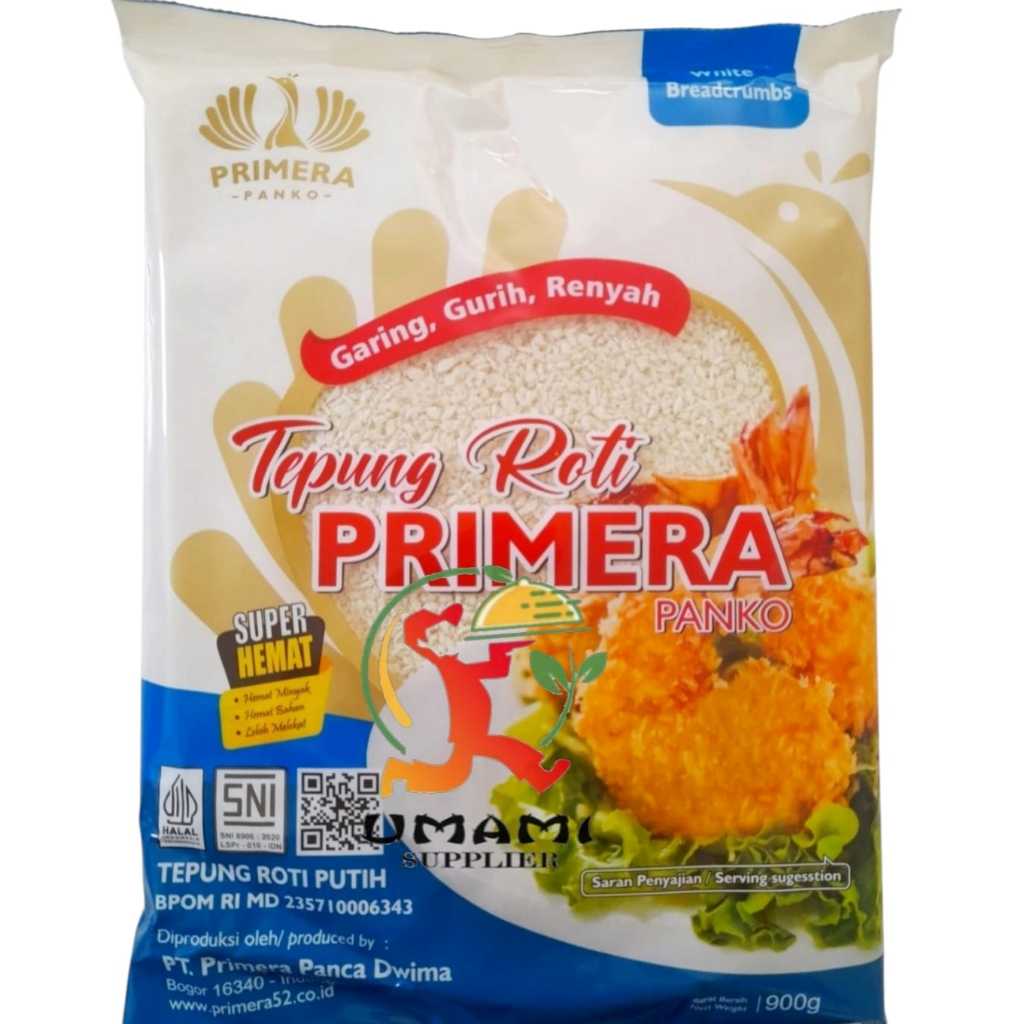 Jual Tepung Panko Putih 900 gr Tepung Roti Bread Crums Premium Primera ...