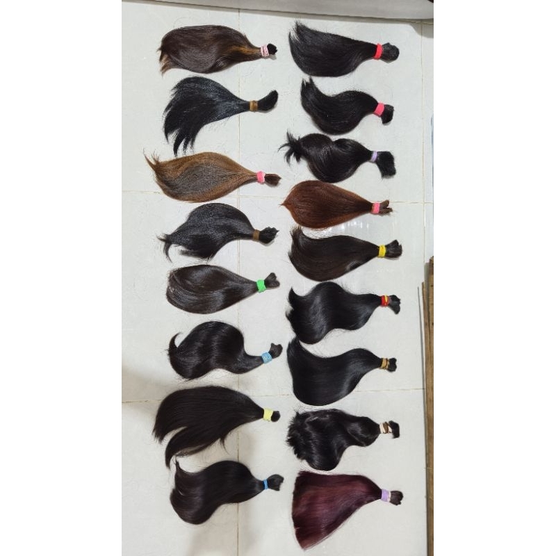 Jual potongan rambut cewek asli 30cm | Shopee Indonesia