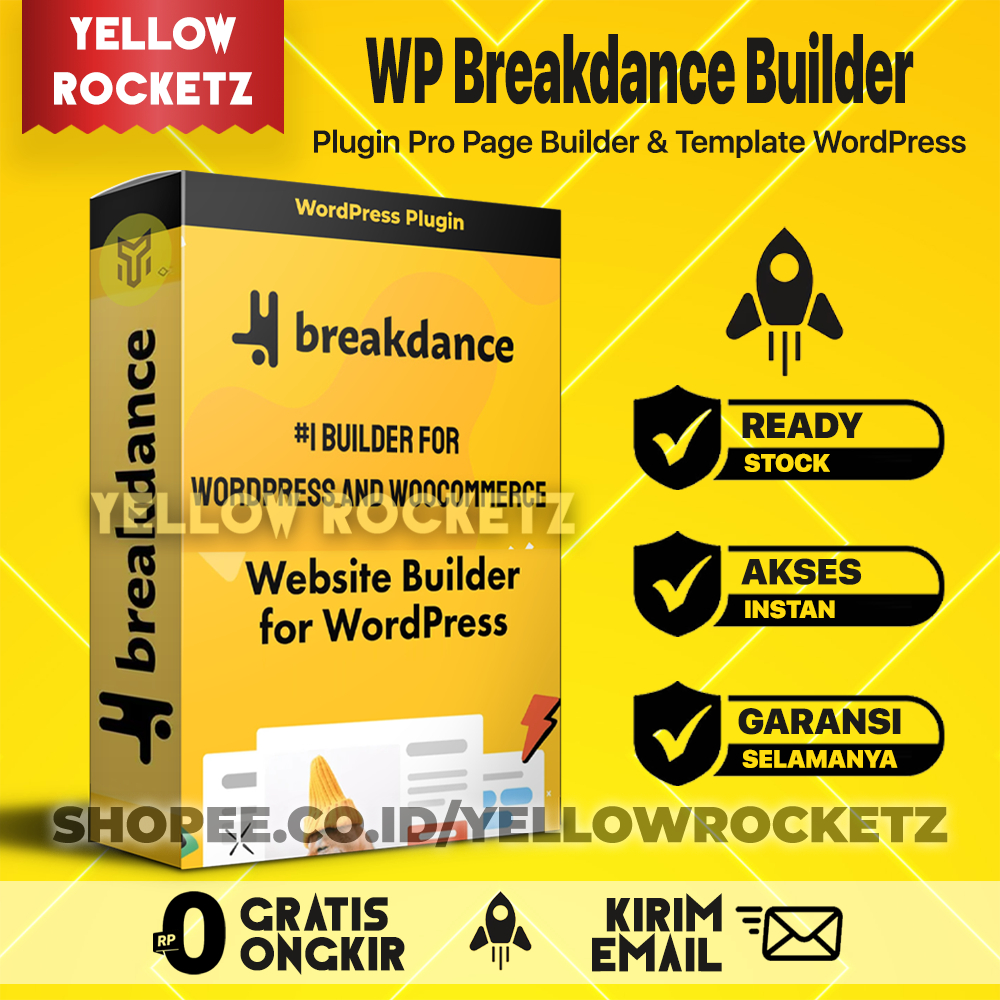 Jual BREAKDANCE PRO WordPress Plugin - Pro Page Builder Feature ...