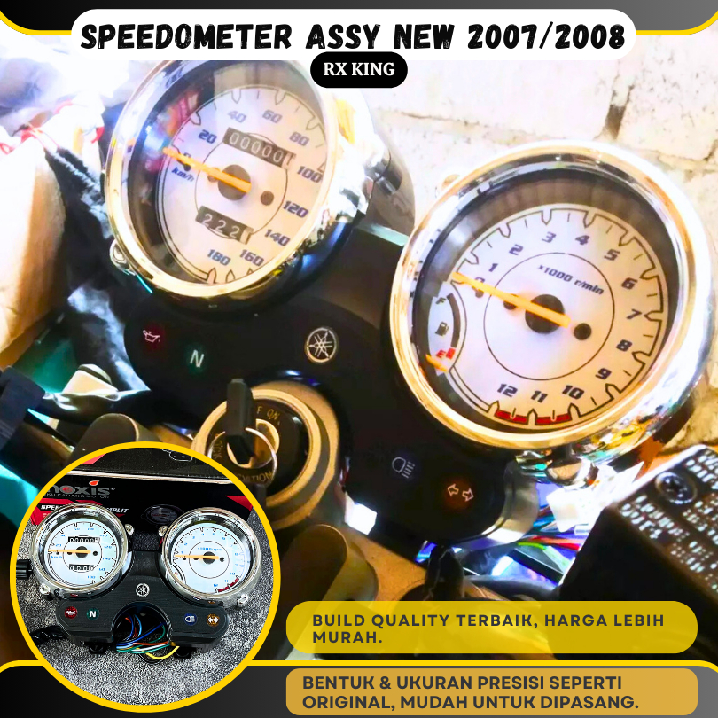 Jual Speedometer Spido meter KM Assy Set ORIGINAL MOXIS Model New Motor ...