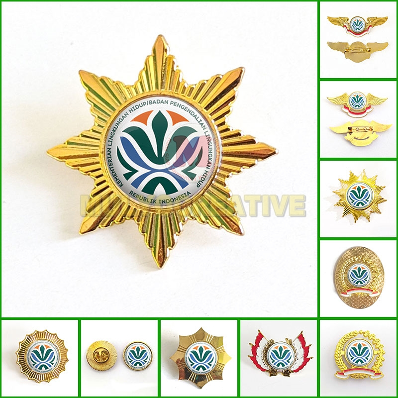Jual Pin KLH BPLH Pin Bros Wing Logo Kementerian Lingkungan Hidup ...