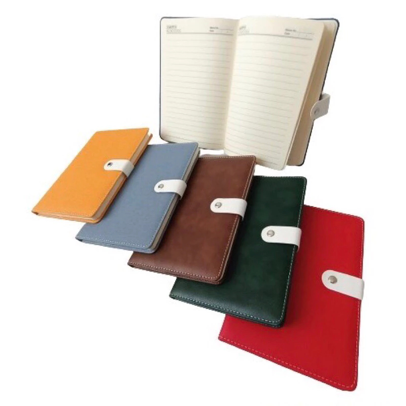 Jual Notebook Pocket / Agenda Kulit Kancing Kecil 50K | Shopee Indonesia