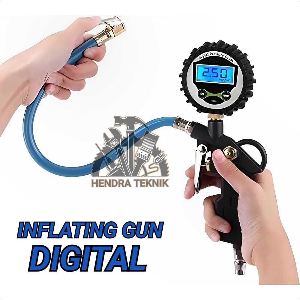 Jual INFLATING GUN DIGITAL TG-3 ISIAN BAN 200PSI TIRE INFLATOR 14 BAR ...