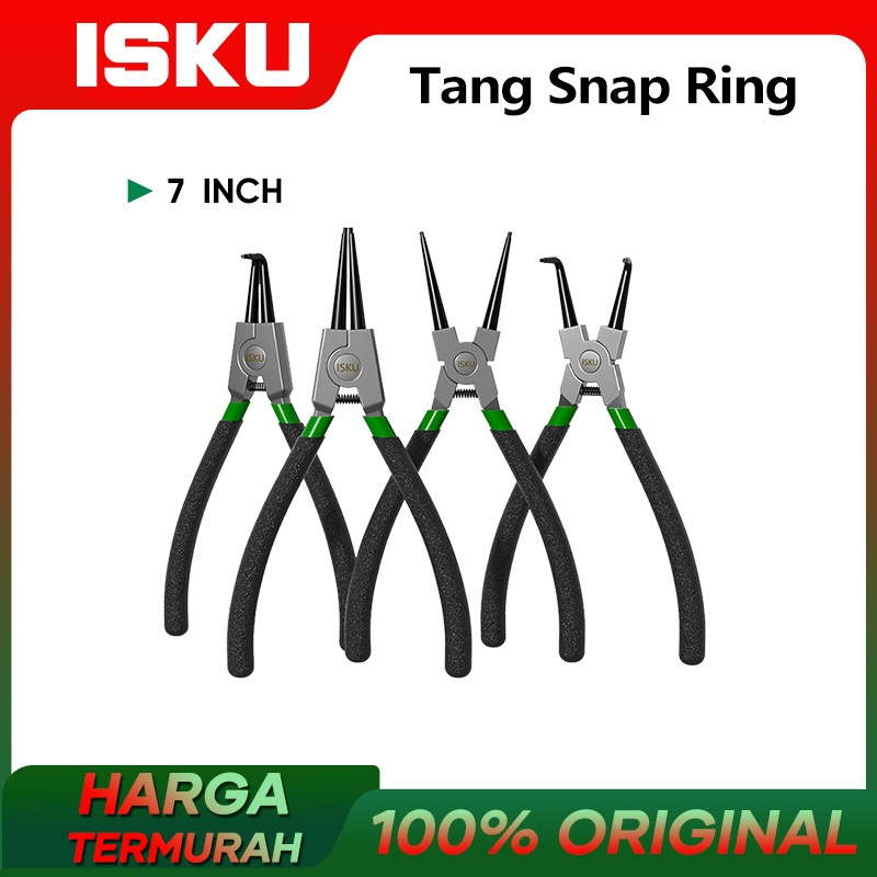Jual TEKIRO 7 IS Tang Snap Ring Circlip Lurus Buka Internal Straight 7
