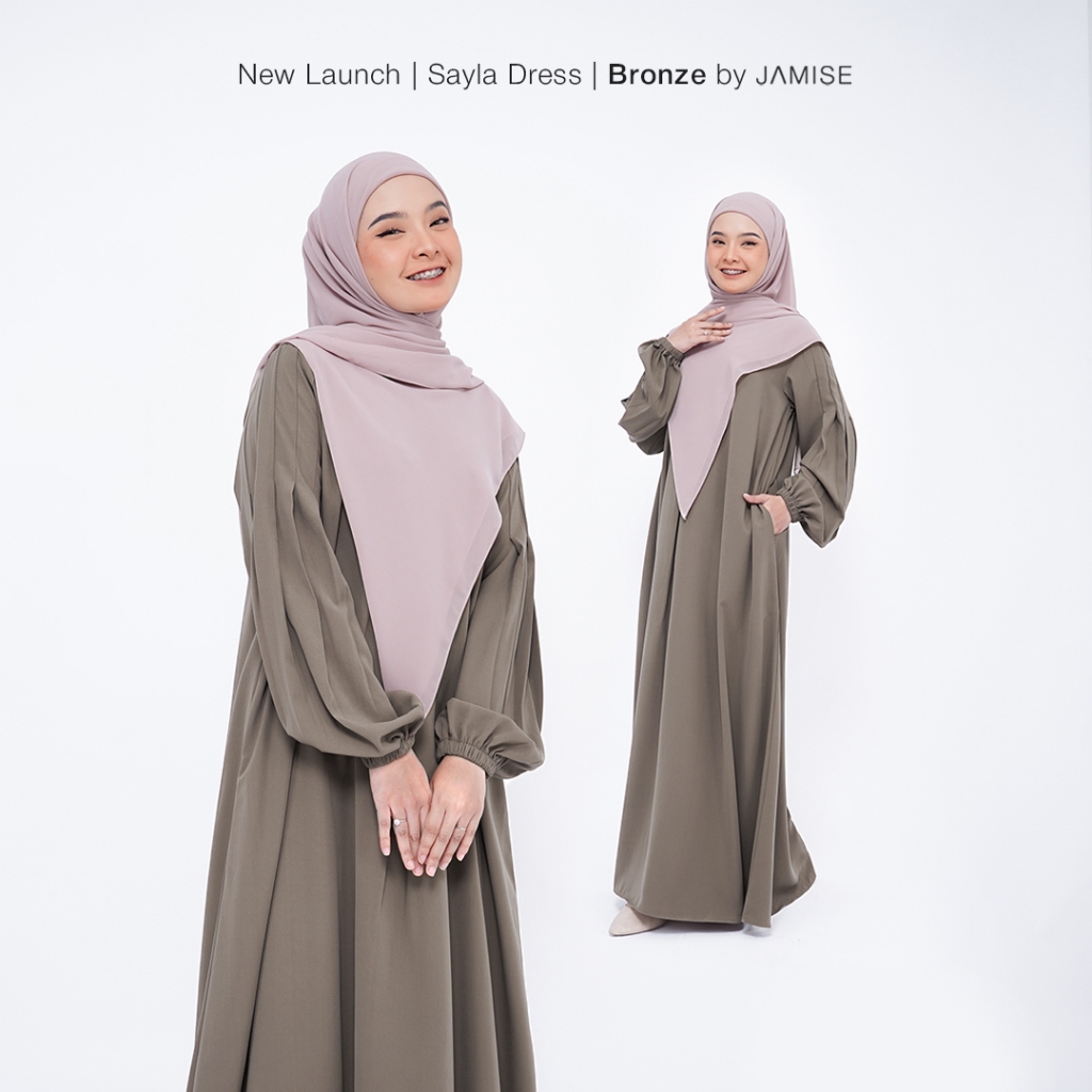 Jual JAMISE SYARI - Sayla Dress Gamis Wanita Muslimah Syari by Jamise ...