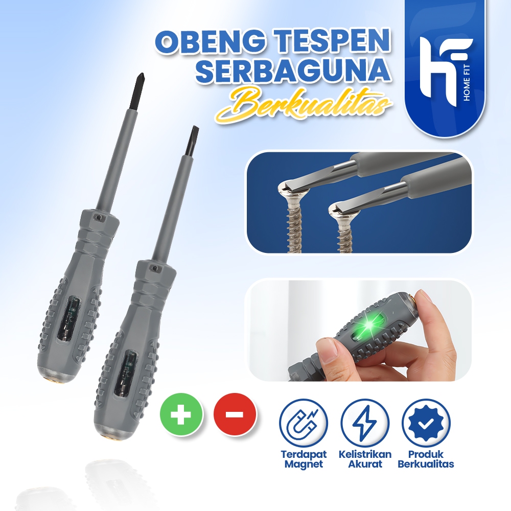 Jual Obeng Tespen Dual Sensor Indikator LED Alat Cek Kelistrikan ...