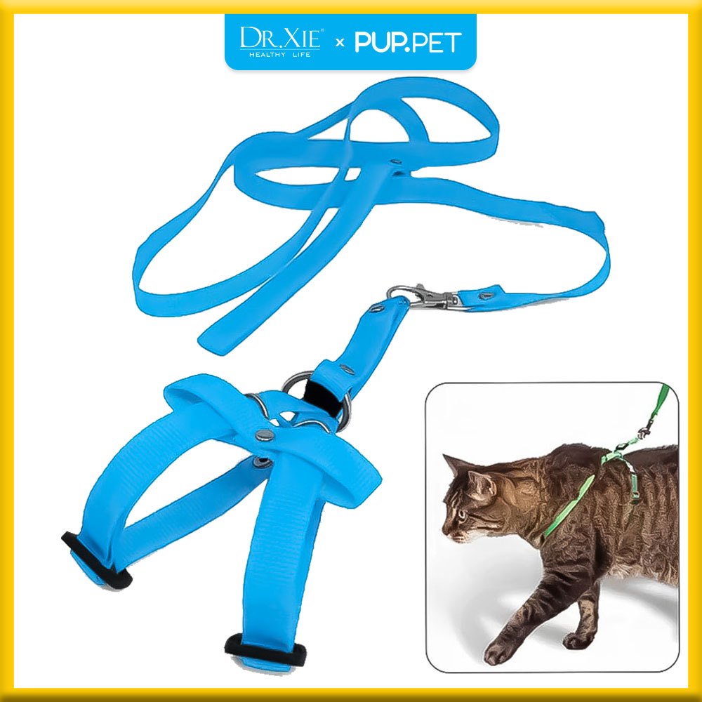 Jual Dr.Xie Puppet EasyWalk Harness/Tali Pengaman Kucing dengan Nilon ...