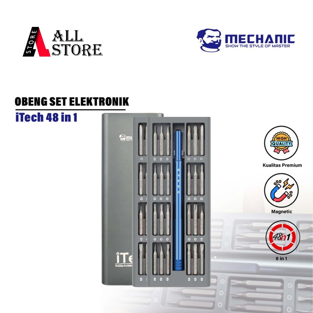 Jual Mechanic iTEch 48 in 1 Set Precision Professional Screw Batch Set ...