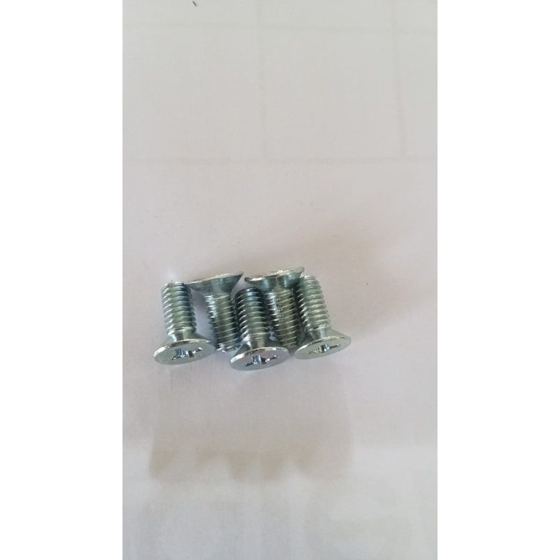 Jual Baut JF M8×15 /Machine Screw M8 /Kepala Obeng Rata /(Per 20 pcs ...