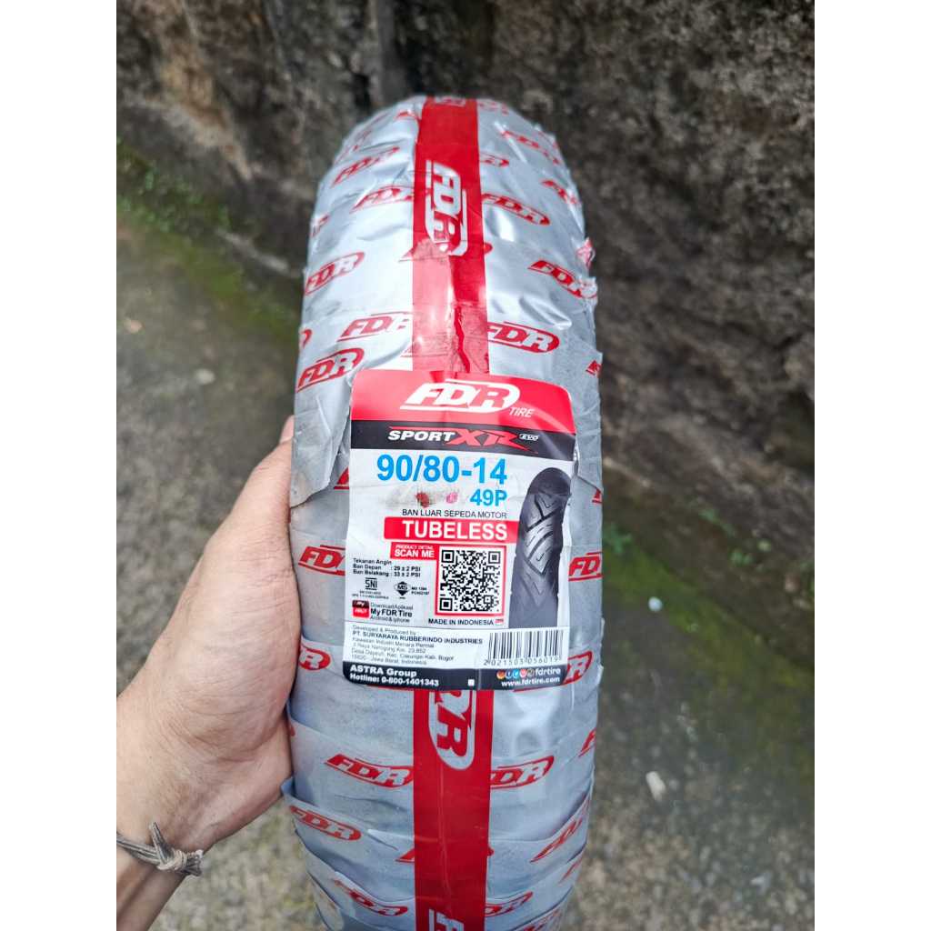 Jual Ban motor matic ring 14 FDR XR EVO Tubeless Varian Ukuran R14, 80/ ...