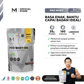 MUSCLE FIRST Pro Whey 100 2lbs/900gr - Whey Protein Suplemen Fitness