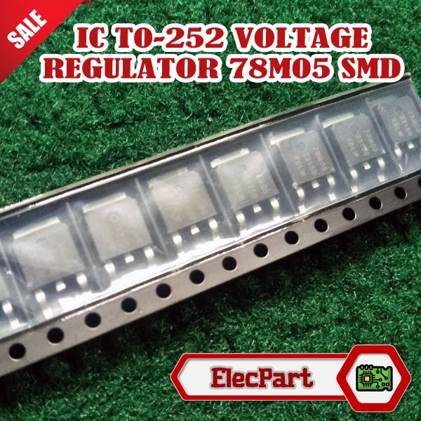 Jual 1PCS Liniear Voltage Regulator 78M05 78(M)05 IC 7805 5V SMD TO252 ...