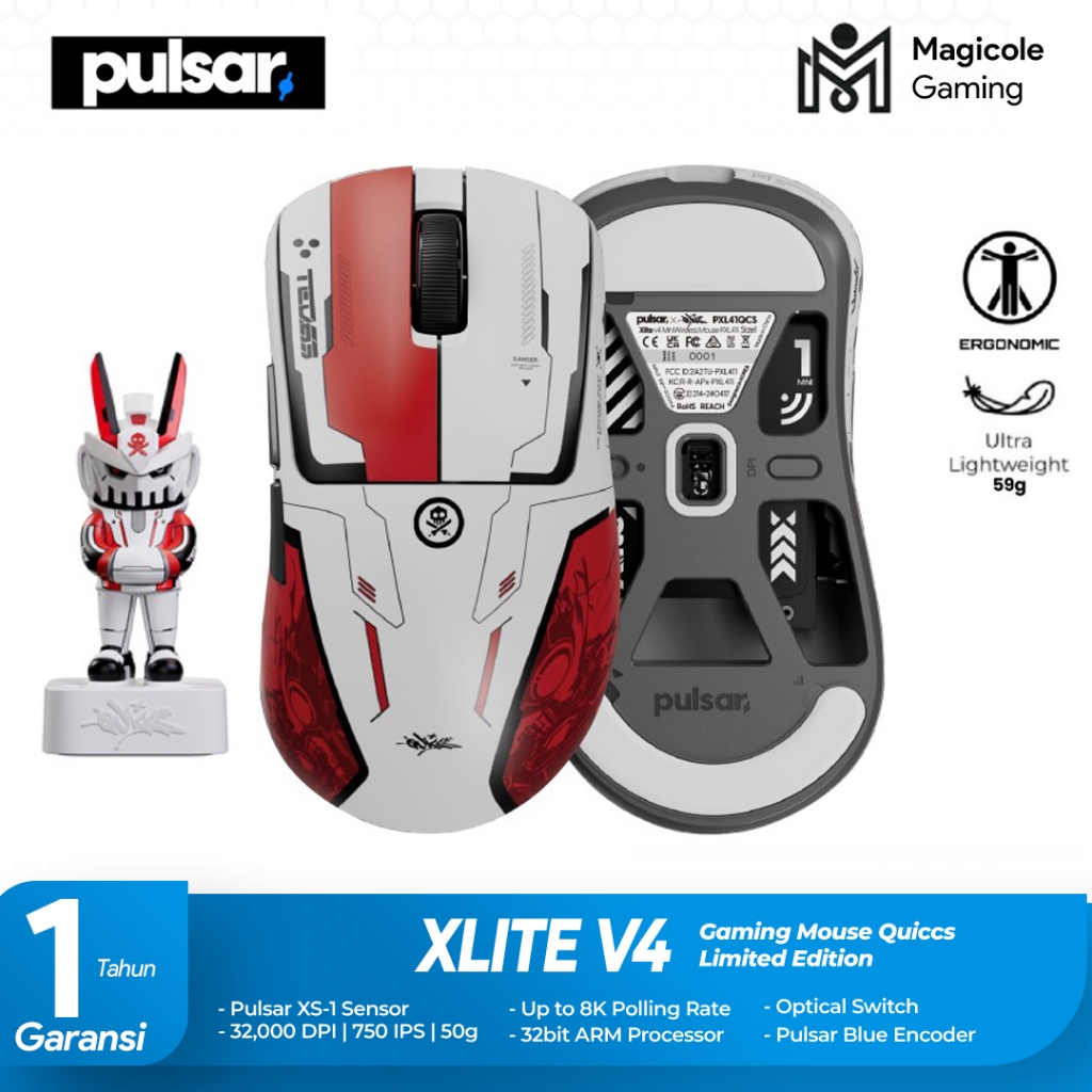 Jual Pulsar Xlite v4 Gaming Mouse Quiccs Limited Edition | Shopee Indonesia