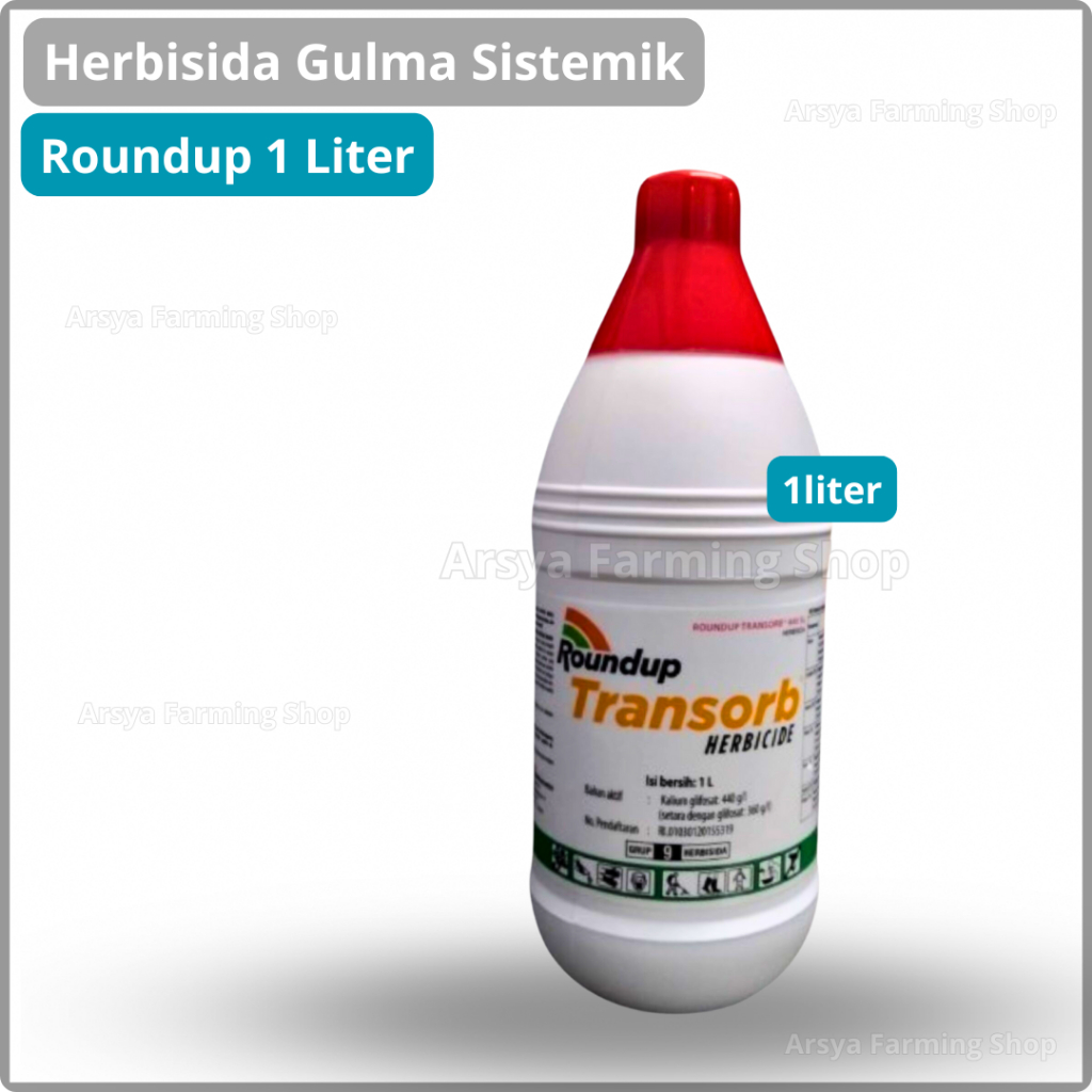 Jual Roundup 486 SL Obat Untuk Rumput Liar / Gulma Kemasan 1 Liter ...