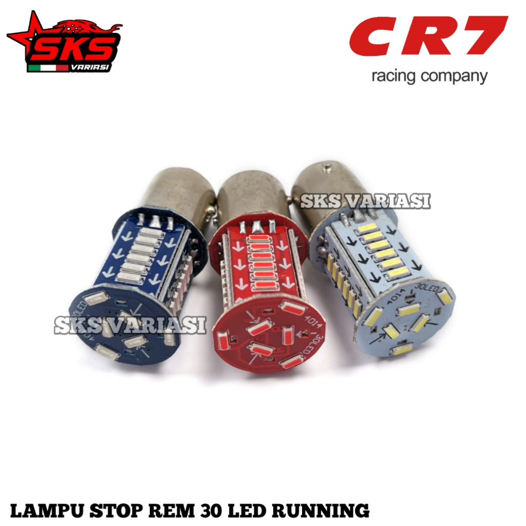 Lampu Stop Running 30 LED Stop Rem Kedip 30 Mata LED Running DC 12 Volt Motor Universal Waterproof