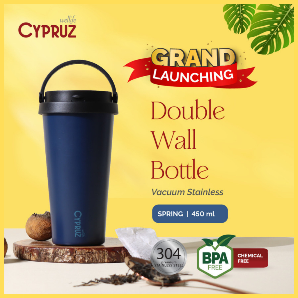 Jual Cypruz Botol Minum Stainless Steel Spring Series Tahan Panas dan ...