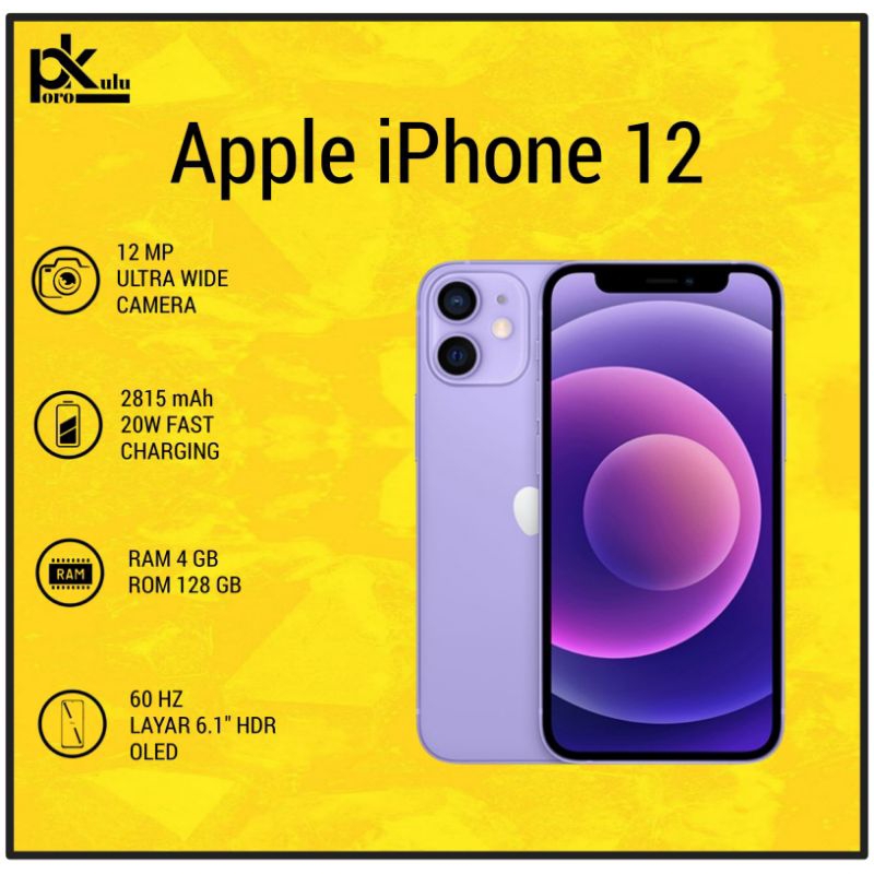 Jual iphonee 12 128GB ibox/ GDN / Digimap | Shopee Indonesia