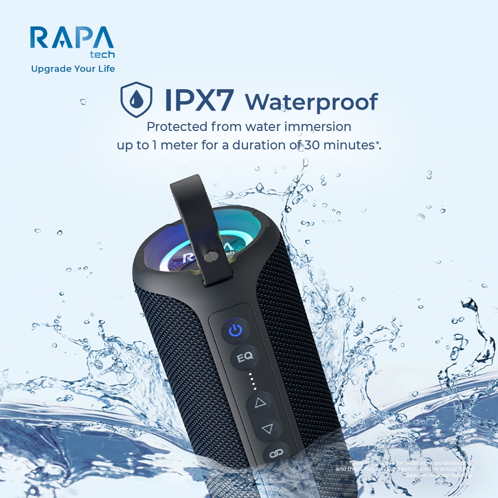 Jual RAPAtech WAVE I Waterproof Bluethoot Speaker Water Resistance IPX7 ...