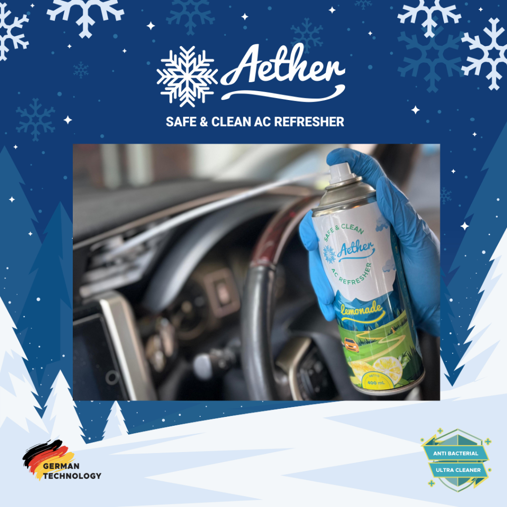 Jual Aether SAFE & CLEAN AC REFRESHER AC CLEANER ANTI BACTERIAL | Foam ...