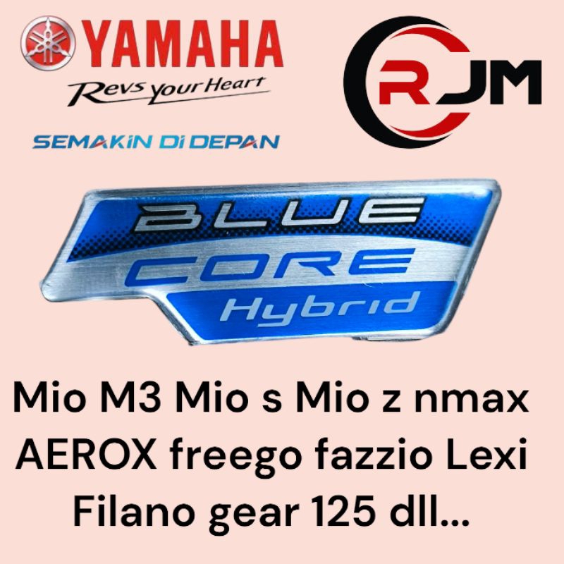 Jual EMBLEM 3D BLUE CORE HYBRID STIKER BLUE CORE HYBRID LOGO BLUE CORE ...