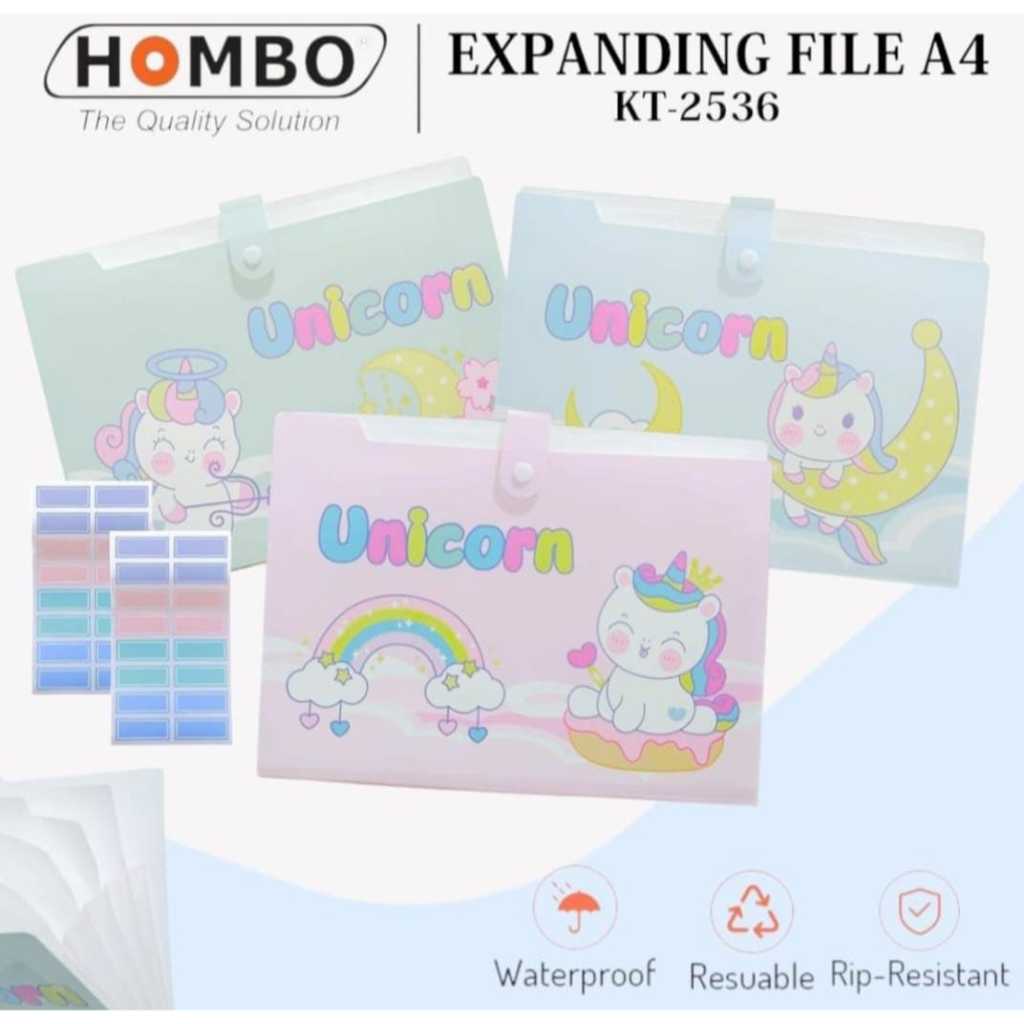 Jual Expanding File A4 / Map Sekat / Expanding Dokumen File KT-2536 ...
