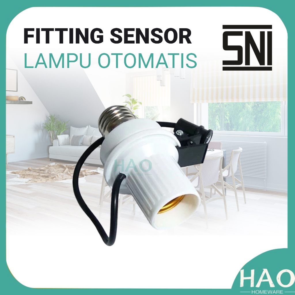 Jual Fitting Sensor E27 Lampu Otomatis Cahaya Siang Dan Malam | Shopee ...