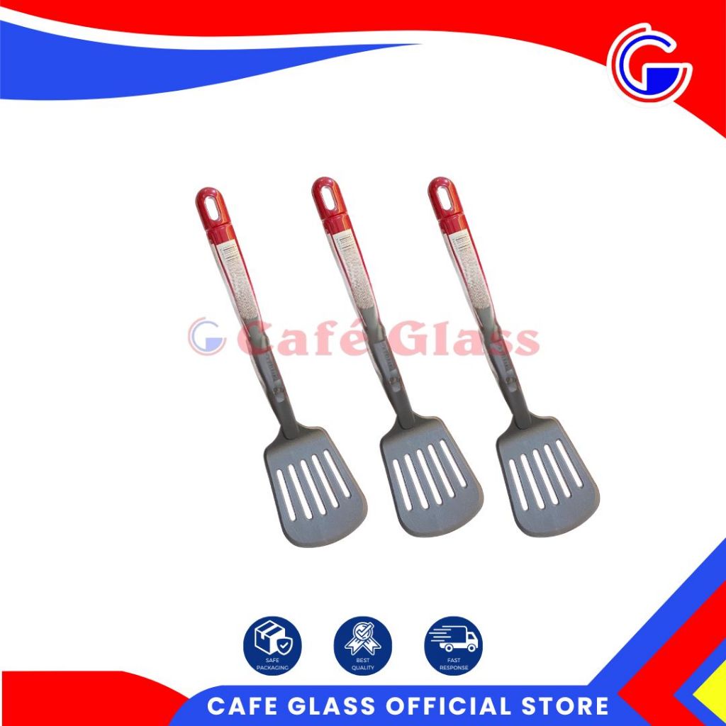 Sodet Lubang Nilon - Spatula Nilon - 961-N Sodet Teflon Lubang Segi