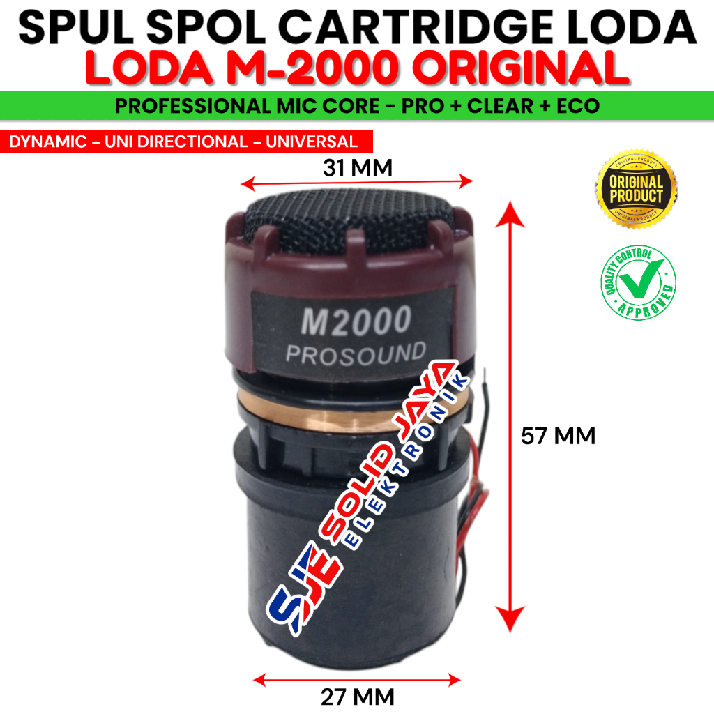 Jual SPUL SPULL MIC LODA M2000 MICROPHONE SPOL SPOOL SPUEL CARTRIDGE ...