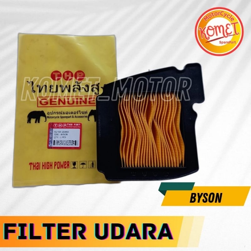 Jual [KOMET] FILTER UDARA SARINGAN UDARA BYSON BISON [ORIGINAL THAILAND ...