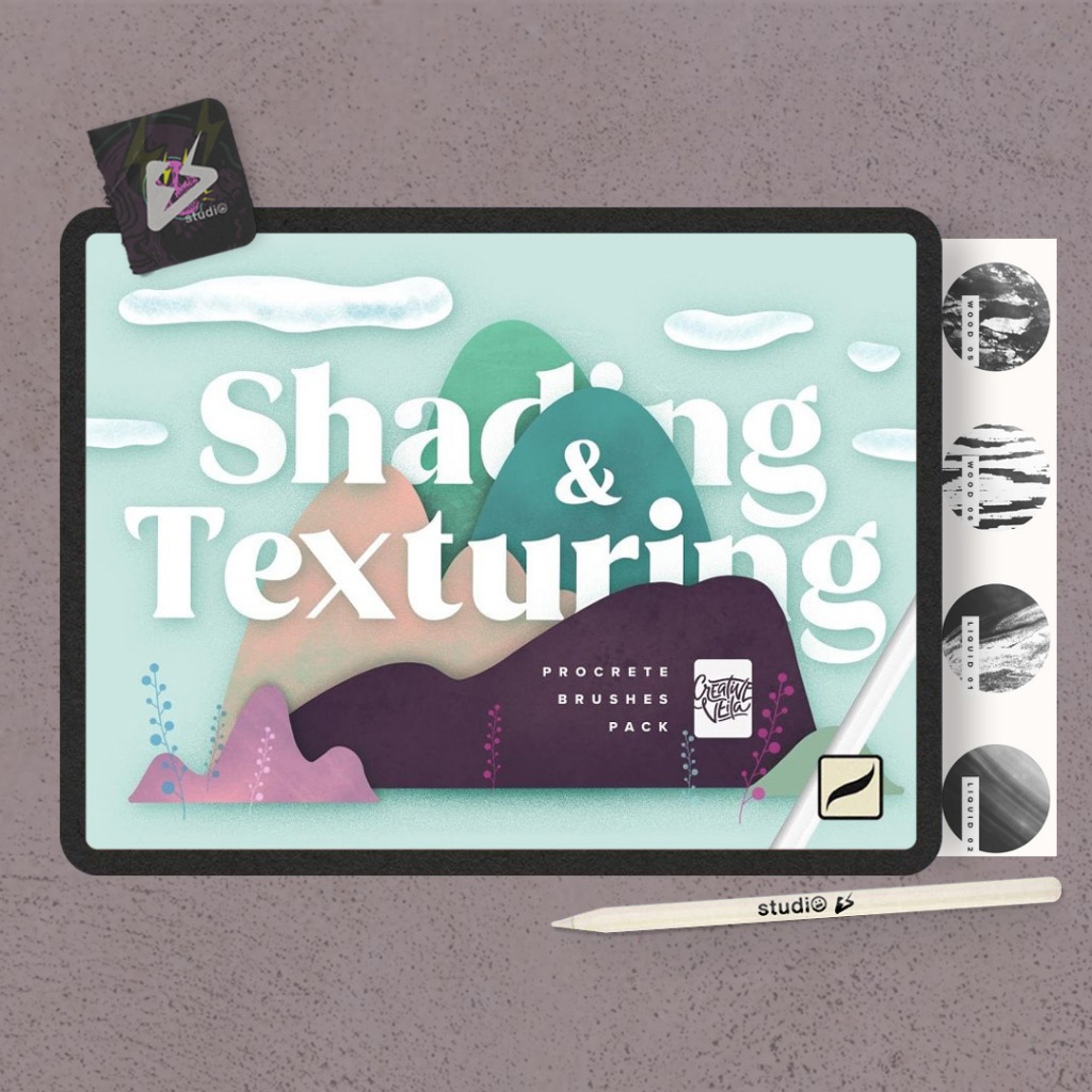 Jual Procreate Brush - CV Natural Texture Brushes | Shopee Indonesia