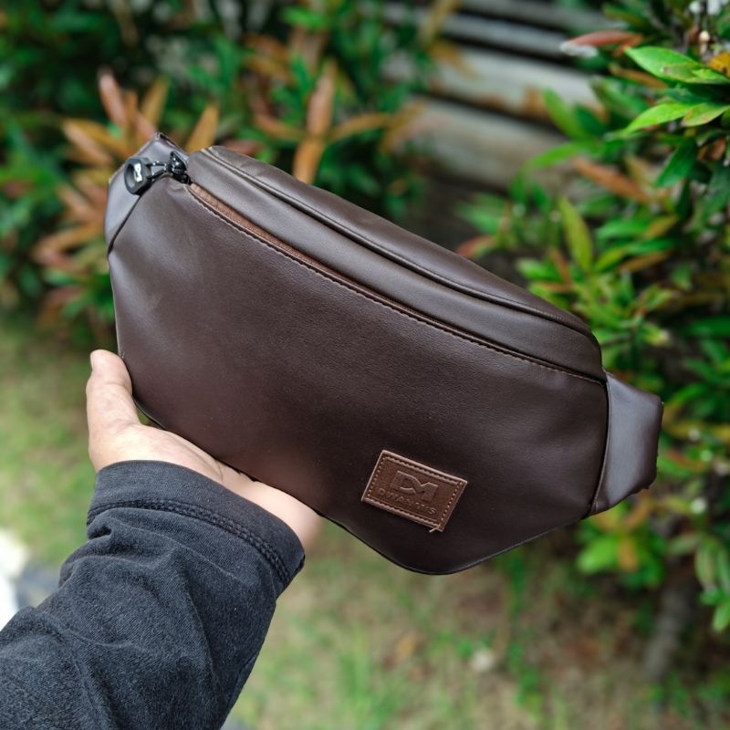 Jual Original DM Tas Waist Bag Pria Tas Selempang Pria kulit sintetis