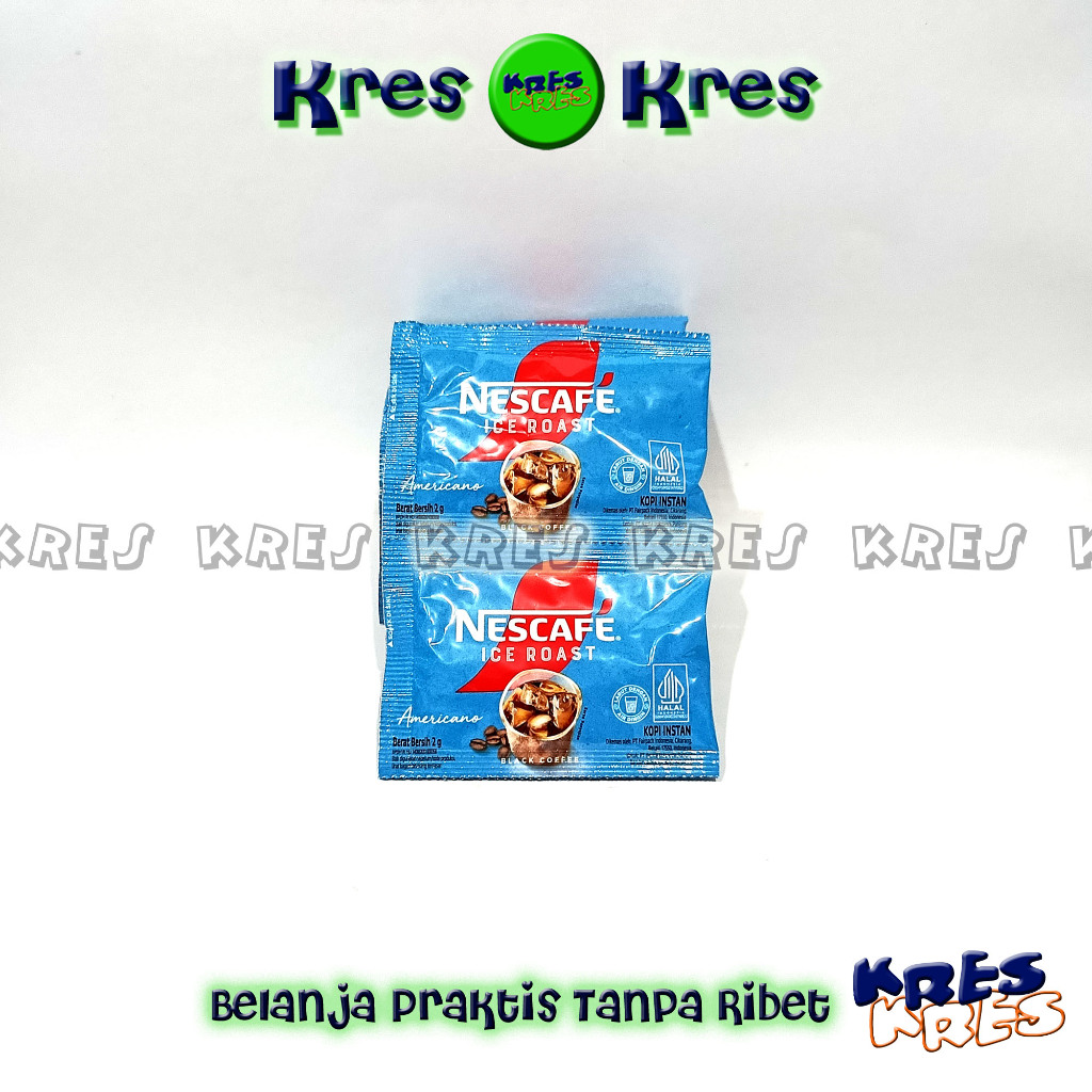 Jual NESCAFE ICE ROAST Americano Kopi Instan Kopi Hitam 2gr Sachet ...