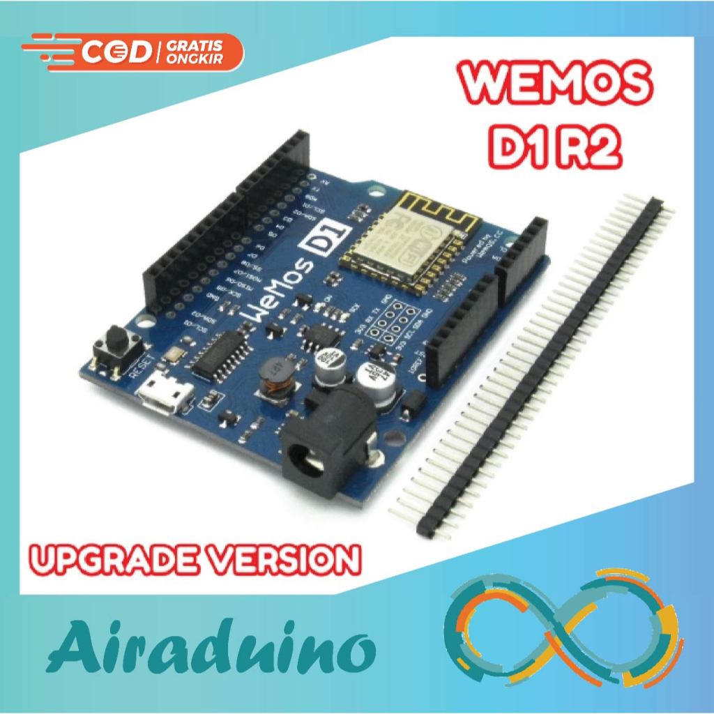 Jual WeMos D1 R2 WiFi Development Board Based ESP8266 ESP-12 Upgrade ...