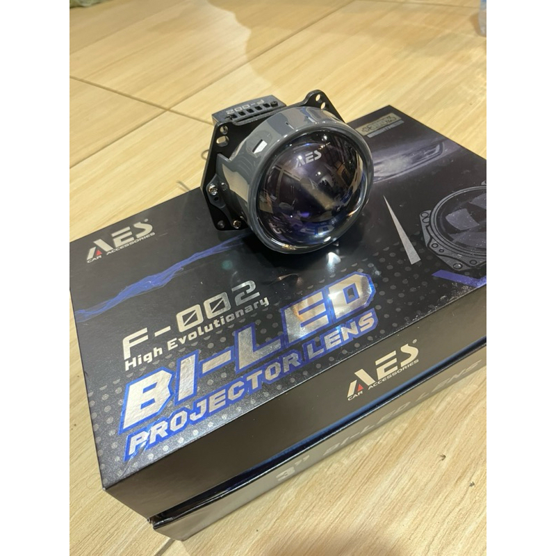 Jual BILED PROJECTOR AES F002 AES UX1 3INCHI 3 inchi 70watt Blue Lens ...