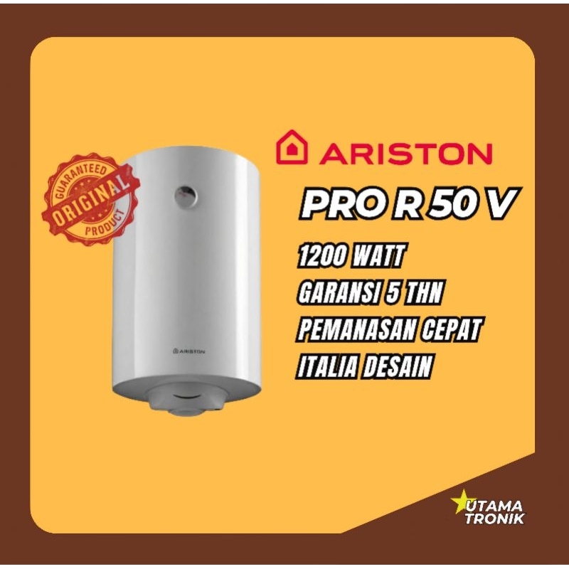 Jual Water Heater ARISTON PRO R 50 V 1200 WATT | Shopee Indonesia