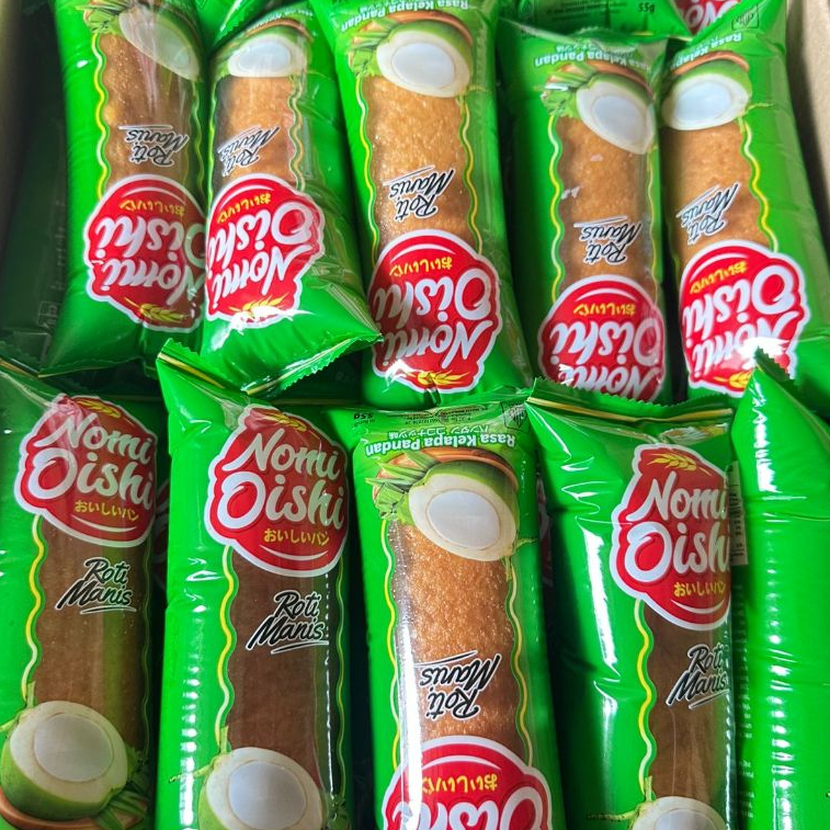 Jual roti manis caterpillar nomi oishi setengah kardus isi 30 pcs bisa ...