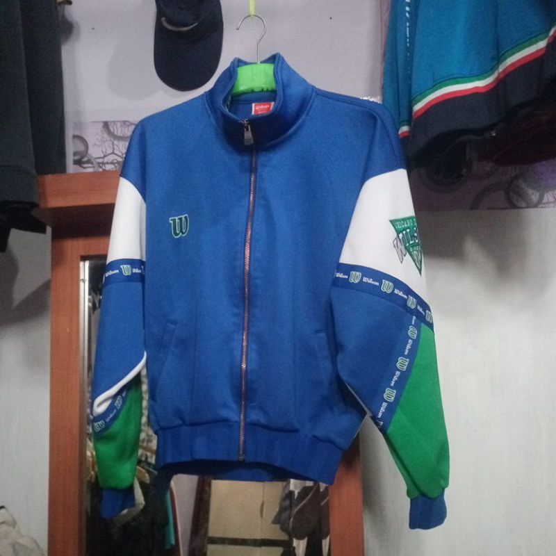 Jual JAKET BULANG VINTAGE WILSON Second PRELOVED LD 112 cm X P 60 cm ...